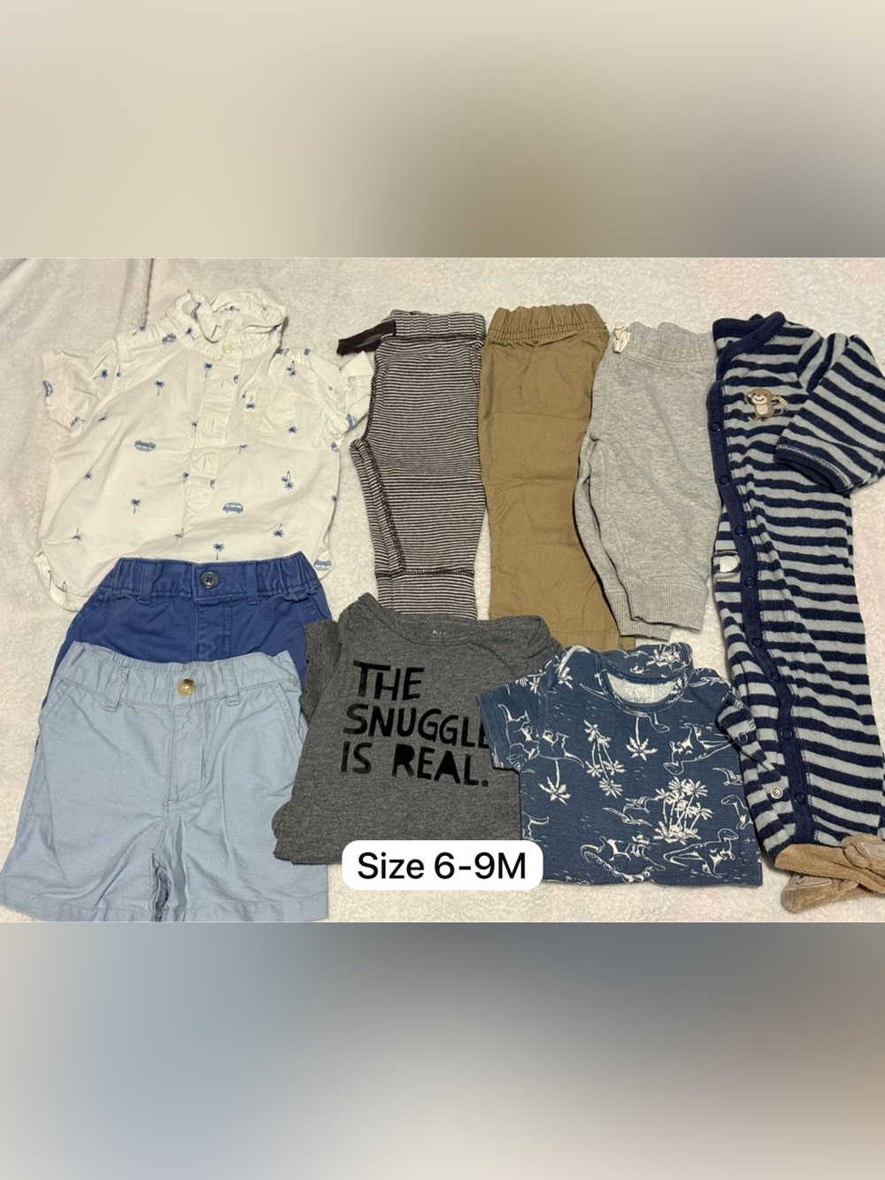 Baby Boys Clothing Bundle - Size 6-9M